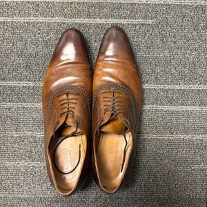 Gucci Lace Up Wingtip Oxford Dress Shoes